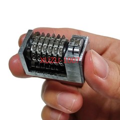 4X8 6Digit Roman Backward Printing Machine Mini Small Printer Numbering Machine