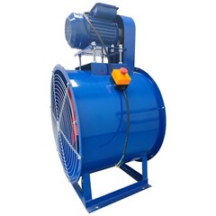 220V Axial Flow Fan 24in Spray Booth Paint Fumes Blower 1450rpm 1500W