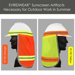 EvridWear Hard Hat Sun Shade Shield – Construction, Outdoor Work, UV Protection