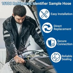 16106 Refrigerant Identifier Hose OEM Replacement for Robinair AC Units US