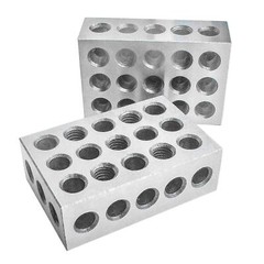 HFS(R) 1 Pair 123 Blocks 1-2-3 Ultra Precision .0002 Hardened Steel, 23 Holes