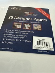 Vintage 3 Packs – Designer Printer Paper 25 Sheets #35740 Rainbow & Geo Clouds