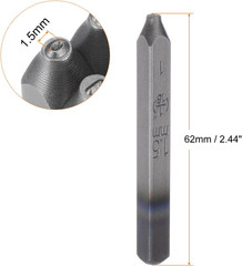 9pcs Number Stamp Set 1/16″ 1.5mm High Tool Steel 0-9 Punch Press Tools Metal St