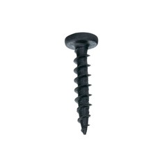 #10 x 1″ Deep / Coarse Thread Phillips Pan Head Screws Black Phosphate