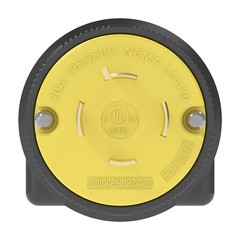 MALE L14-20P 220 POWER CORD END 4-PRONG TWIST LOCK GENERATOR PLUG 20A 125/250V