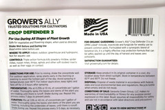 Grower’s Ally Crop Defender 3 Concentrate 1 Gallon – Makes 400 Gallons – Organic