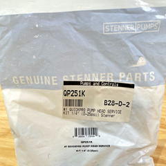 Stenner Pumps QuickPro Pump Head Service 1/4″ Kit (25 psi), #QP251K – New