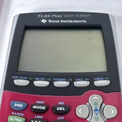 TI-84 Plus Silver Edition Pink Calculator with Cover Tested & Working
