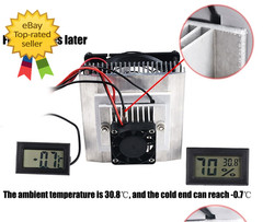 Mini Air Conditioner DC 12V DIY Thermoelectric Peltier Refrigeration Cooling Sys