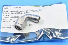 Carlisle Radius Right Angle TNC Male to TNC Female Adapter 50 Ohm 18 GHz
