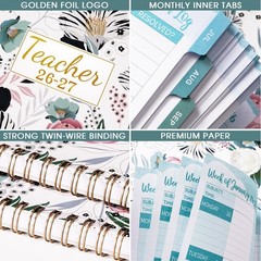 Teacher Planner 2026-2027 – 2026-2027 Weekly & Monthly Lesson Plan Book with …