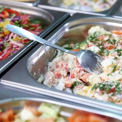 Commercial-Grade 1/9 Size Hotel Pans, 4″ Deep – Perfect for Buffets & Catering