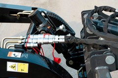 Hydraulic Wood Grabber Attachment Mini Skid Steer TYPHON STOMP X1300 & STOMP 509