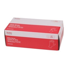 Box of 100 Disposable Nitrile Gloves S Small Powder Free Gordon Choice Blue Food