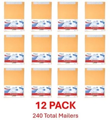 240 Mead Press-It Seal-It Envelopes, 10in X 13in, 12 Packs of 20