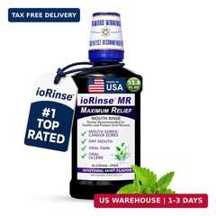 Oral Rinse Mouthwash for Dry Mouth Mouth Sores Relief Alcohol Free Mint 1 L