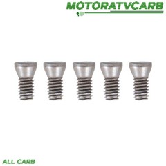 ALL-CARB 5 Pack 3/8″ Carbide Indexable Turning Tool Bit With Carbide Inserts