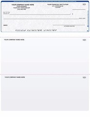 Printed Computer Checks Comparable With QuickBooks w / CUSTOM Logo 100 Checks