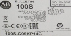 New! Allen Bradley 100S-C09KP14C Safety Contactor 100-C09*10 and 100S-F