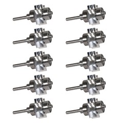 10 Dental Cartridge Turbine Rotor chuck Push Button fit LED Handpiece YBB YBM