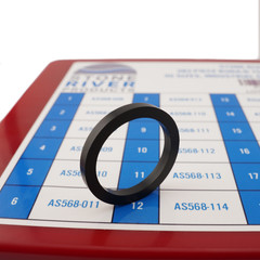 Stone River Products Standard Buna-N 70 Square Ring Kit – 382 Pieces | 30 Sizes
