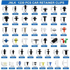 1105PCS Car Retainer Auto Fasteners Body Plastic Trim Clips Pin Rivet Bumper Kit