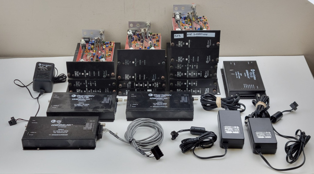 Fiber Options LearningLink LL100B Fiber Optic AV Educational System Parts Lot
