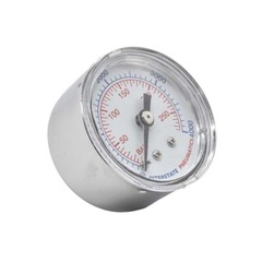 1-1/2″ 4000PSI 1/8″ NPT Rear Mount Pressure Gauge Chrome Body – G2101-4000