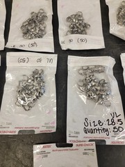 Molar Bands. Dental, Stainless, Various Sizes- 300+ Count (Z6)