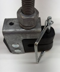 PERFECT VISION CMX-CG-SM Intermediate Locking Wire Rope Guide Stud 6″ + Hose Cla