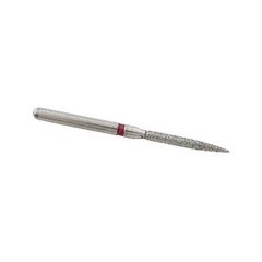 Dental Diamond Burs Flame Fine 863/012F FG Bur High Speed Friction Grip Burr Red