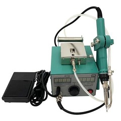 110V CXG378 Semi-automatic Feed Tin Spot Welder Soldering Table with Foot Switch