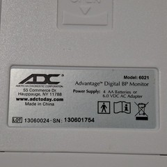 ADC Advantage 6021 Blood Pressure Monitor
