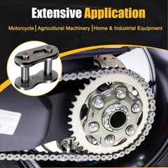 5 Pack #50 Roller Chain Connecting Links Heavy Duty Carbon St Size: 5 Pack #50
