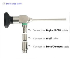 Medical Surgical Resectoscope Cystoscope Cystoscopy Φ4mm 302mm 12° Electrode