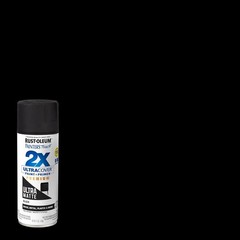 Rust-Oleum Painter’s Touch 2X Ultra Cover Ultra Matte Black Spray Paint 12 Oz