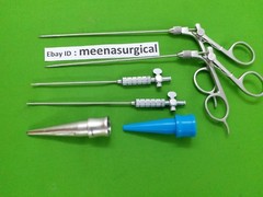 6pc Laparoscopic Port Closure & Verees Needle Endoscopy Surgical Instruments
