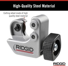 Versatile 1/4″ to 1-1/8″ Close Quarters Tubing Cutter with Spare Wheel Included
