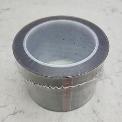 3M 5490 3″ x 36 yd PTFE Slick Surface Film Tape Gray 3.7 mil Silicone