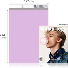 Poly Mailers 12×15.5″ 50Pcs,Shipping Bags For Clothing,Light Purple | Strong