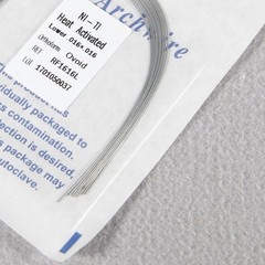 Dental Orthodontic Arch Wire Thermal Activated NiTi Archwire Round Rectangular