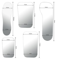 Dental Ortho Glass Photography Mirrors Double-Sided Intraoral Photo Reflector