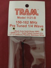 BLACK VHF 1/4 NMO PRETUNED 150-162MHZ ANTENNA MOTOROLA VERTEX ICOM MOBILE RADIO