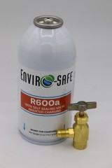 Enviro-Safe R-600a Refrigerant with 7/16″ Self Sealing K28 6 oz, 1 can/tap