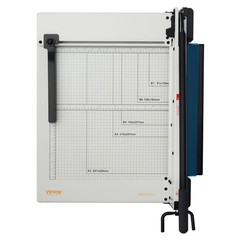 VEVOR Paper Cutter 17″ A3 Guillotine Paper Trimmer 400 Sheet Capacity Metal Base