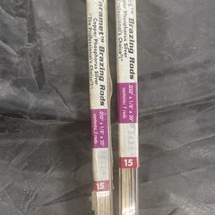 Silver Brazing Alloy Sticks, 15% Silver, 7 Pack ;; quantity of two