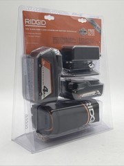 RIDGID AC87024SB2 BATTERY STARTER KIT 1.94 pounds – Black