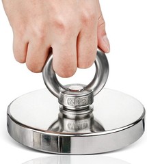 Super Strong Neodymium Fishing Magnets 300 LBS(127 KG) Pulling Force Rare Earth