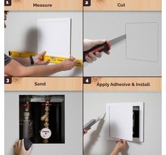 5 Morvat Access Panel 12×12 Inch for Drywall & Ceiling with Door, Heavy-Duty
