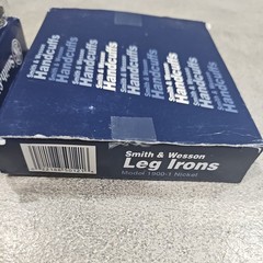 Smith & Wesson Hand and Leg Cuffs, Chain and High Security Black Box Transport